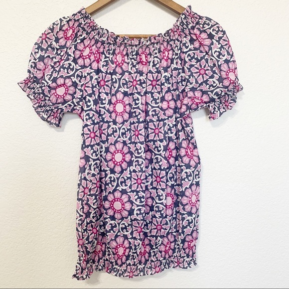 Lafayette 148 NY Floral Blouse - Picture 2 of 4